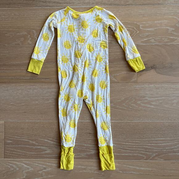 Little Sleepies Sunshine Zippy One-Piece Pajamas 18-24 mo - Picture 2 of 3